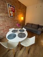 Posedenie v ubytovaní Apartament Akali Centrum -Parking