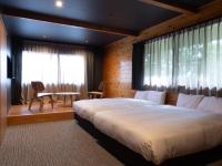 Kawaguchiko Country Cottage Banにあるベッド
