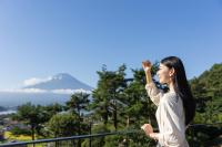 ヴィラの近くで見られる自然の景観
