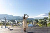 ヴィラの近くで見られる自然の景観