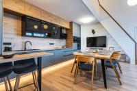 Kuchyň nebo kuchyňský kout v ubytování Residence Krušec