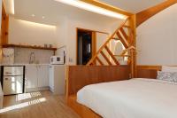Küche&#47;Küchenzeile in der Unterkunft Hanok stay Mokhyang
