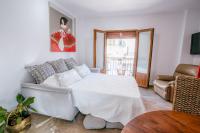 A seating area at Apartamentos El Tranco del Mar