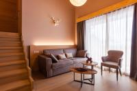 A seating area at Excelsior Planet