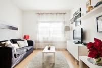 TV a/nebo společenská místnost v ubytování Luxury Apartment Barcelona