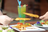 Mad på resortet eller i nærheden