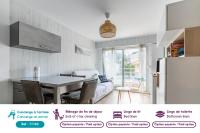 Kuchyňa alebo kuchynka v ubytovaní Charmant appartement à 500m de la plage