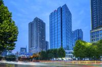 ホテルから撮影された、または一般的な西安市の景色