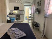 Posteľ alebo postele v izbe v ubytovaní Mar&Mar, apartamento con solárium y piscina