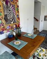 Posezení v ubytování Villa mit Garten, 500 m zum Strand, in der Nähe der Stadt