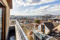 Nespecifikovaný výhled na destinaci Istanbul nebo výhled na město při pohledu z hotelu