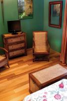 TV a/nebo společenská místnost v ubytování Hotel Rural La Cabaña