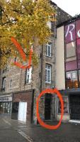 Budynek, w którym mieści się apartament