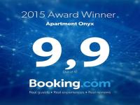 Certifikát, ocenenie alebo iný dokument vystavený v ubytovaní Apartment Onyx