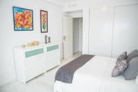 Postel nebo postele na pokoji v ubytování Apartamento Las Chapas - bonito y tranquilo