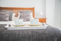 Postel nebo postele na pokoji v ubytování Apartamento Las Chapas - bonito y tranquilo
