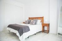 Postel nebo postele na pokoji v ubytování Apartamento Las Chapas - bonito y tranquilo