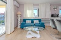 Posezení v ubytování Apartment Eses