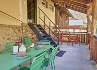 Balkon lub taras w obiekcie Green Marmottes Chalet - 12 personnes - Pied des pistes - Saint Jean D Aulps