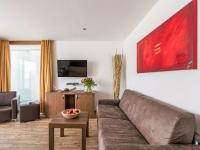 Televízia a/alebo spoločenská miestnosť v ubytovaní Apartment Emma-1 by Interhome