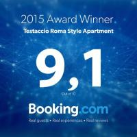 Certifikát, ocenenie alebo iný dokument vystavený v ubytovaní Testaccio Roma Style Apartment