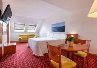 Hotel Zentral Leónにあるテレビまたはエンターテインメントセンター