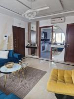 Kuchyň nebo kuchyňský kout v ubytování Appartement résidence al amra