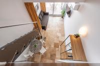 The floor plan of Atico duplex con Barbacoa y Terraza en Barri Port Maritim