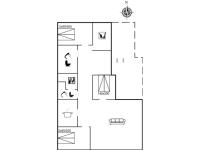 Půdorys ubytování Holiday Home Ahnandia - 500m from the sea by Interhome