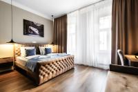 Łóżko lub łóżka w pokoju w obiekcie Vayalen Boutique Hotel