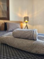 Postel nebo postele na pokoji v ubytování Villa Anthitsa