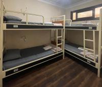 Palanda nebo palandy na pokoji v ubytování Taksim City ivy Hostel