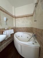 Koupelna v ubytování Hotel Le Focette