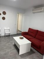 A seating area at Alojamientos La Menúa