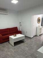 A seating area at Alojamientos La Menúa
