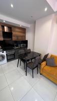 Kuchyň nebo kuchyňský kout v ubytování Duplex apartment in Alanya, Mahmutlar
