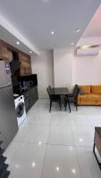 Kuchyň nebo kuchyňský kout v ubytování Duplex apartment in Alanya, Mahmutlar