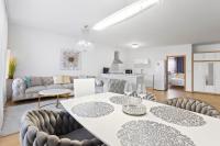 Kuchyňa alebo kuchynka v ubytovaní Apartment Puma v centre Piešťan