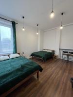 Posteľ alebo postele v izbe v ubytovaní Room in Old Town Krakow