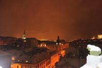 Nespecifikovaný výhled na destinaci Praha nebo výhled na město při pohledu z apartmánu