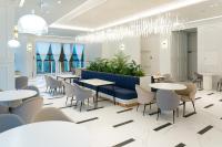 Χώρος καθιστικού στο The Gleam Hotel