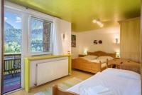 Posteľ alebo postele v izbe v ubytovaní Ferienhaus Villa Kanisblick