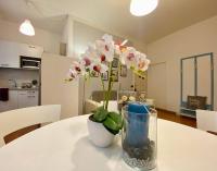 Kuchyňa alebo kuchynka v ubytovaní Mazzini 12, Elegant Central Apartment with Free Private Garage 800 m, Air Conditioning, Wi-Fi, Just 100 m from the Public Beach