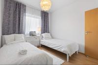 Posteľ alebo postele v izbe v ubytovaní Apartment Puma v centre Piešťan