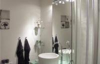 Koupelna v ubytování Apartment Sønderskovhedevej