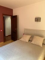 Postel nebo postele na pokoji v ubytování Chalet con vista