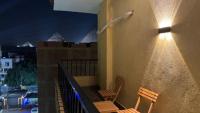 Balkón nebo terasa v ubytování Pyramids Sun Land Veiw