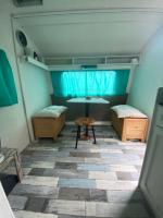 Posteľ alebo postele v izbe v ubytovaní Camping individuel dans la maquis Corse