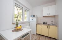 Kuchyň nebo kuchyňský kout v ubytování Apartments Ivan