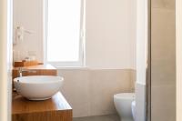 A bathroom at La Via del Mare